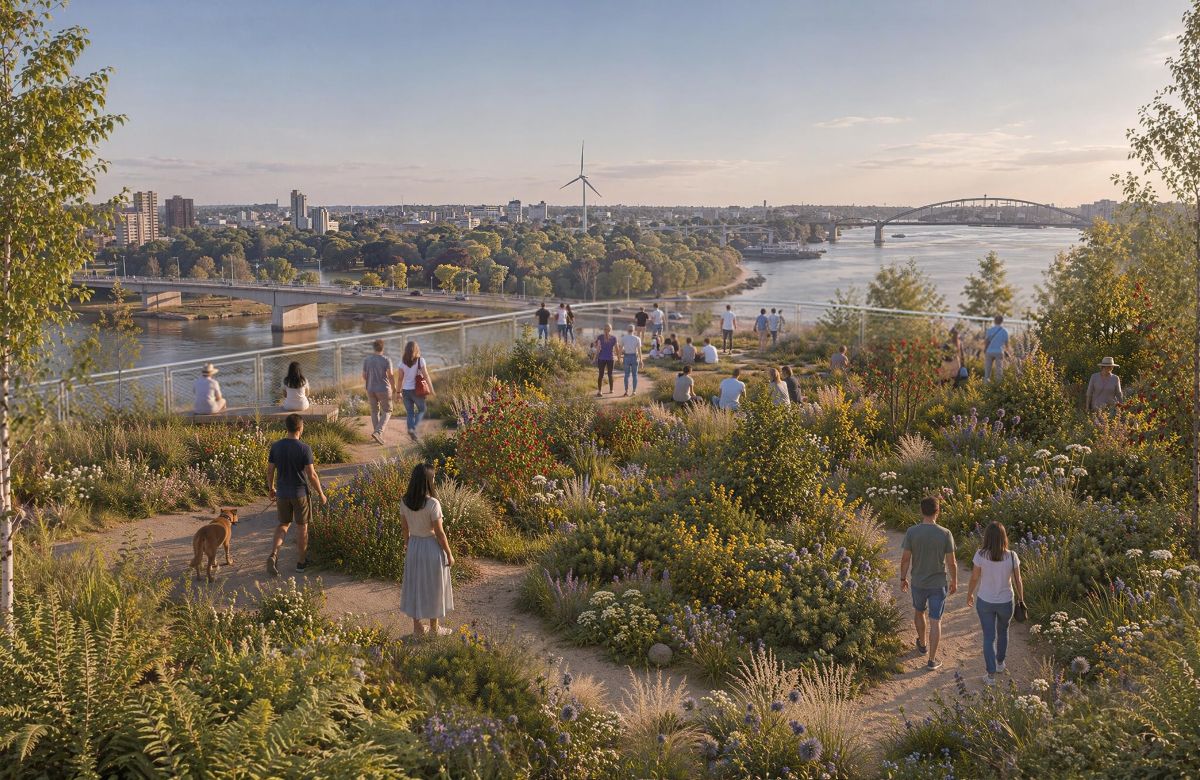 Il roof garden del Rotterdam ROCKS! firmato MVRDV Il roof garden del Rotterdam ROCKS! firmato MVRDV