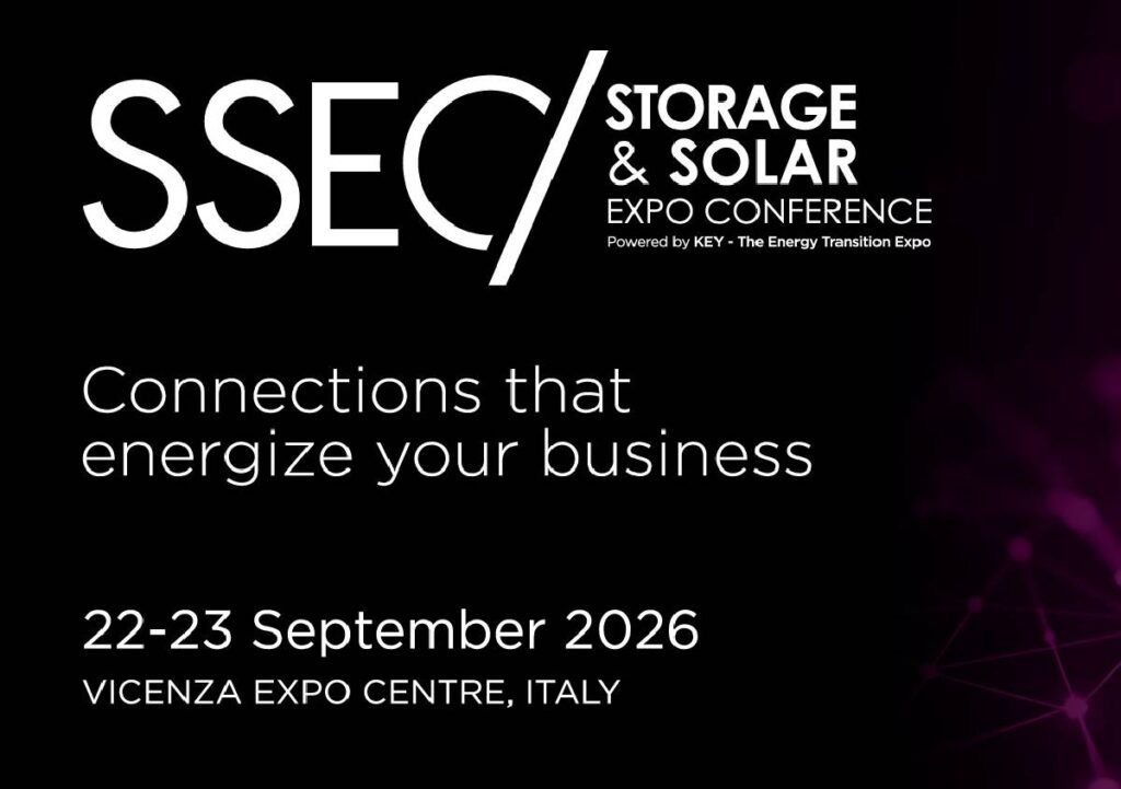 SSEC 2026 a Vicenza: storage, agrivoltaico e competitività industriale