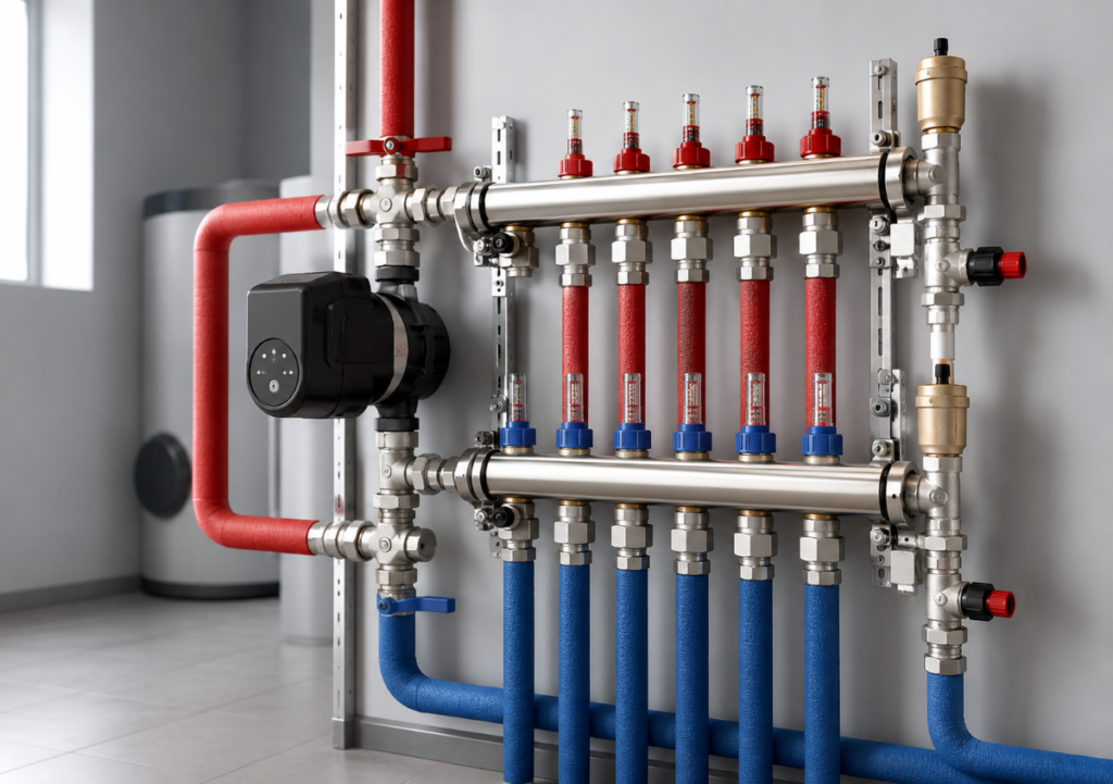 Distribuzione, circolazione e bilanciamento: l’efficienza nascosta degli impianti idronici