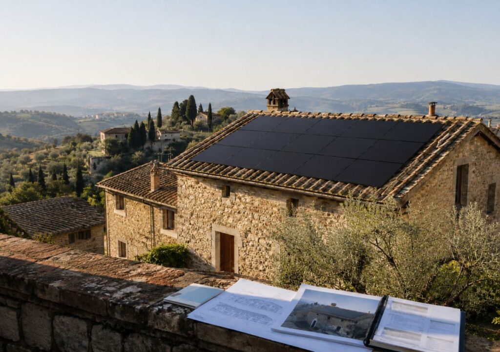 Fotovoltaico in area vincolata: la Soprintendenza non può negare l’autorizzazione solo per la visibilità dei pannelli