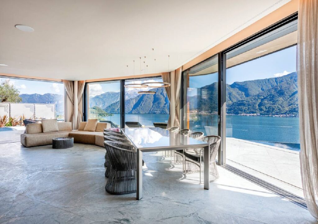 Villa Osee: trasparenza e continuità tra architettura e paesaggio