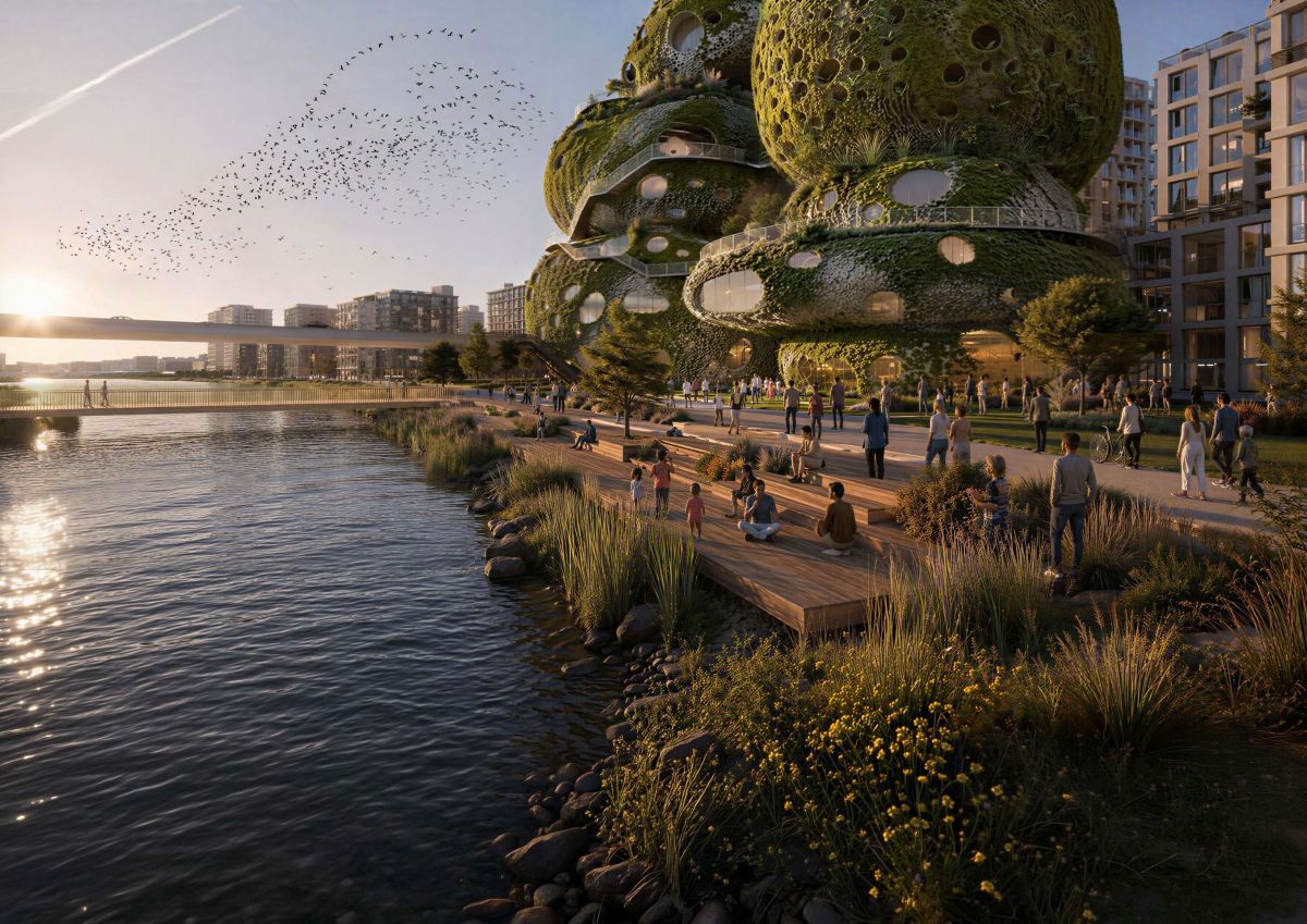 Rotterdam ROCKS!, MVRDV firma la prima Shift Embassy sul fiume Maas Rotterdam ROCKS!, MVRDV firma la prima Shift Embassy sul fiume Maas