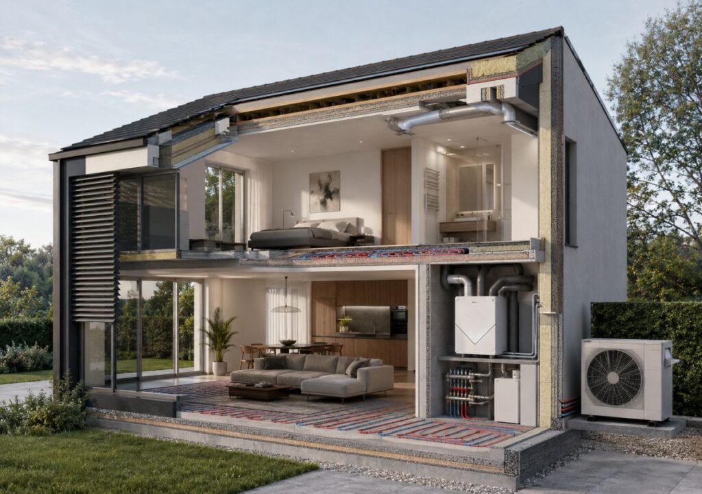 Impianti e involucro: come cambia il dimensionamento in edifici efficienti
