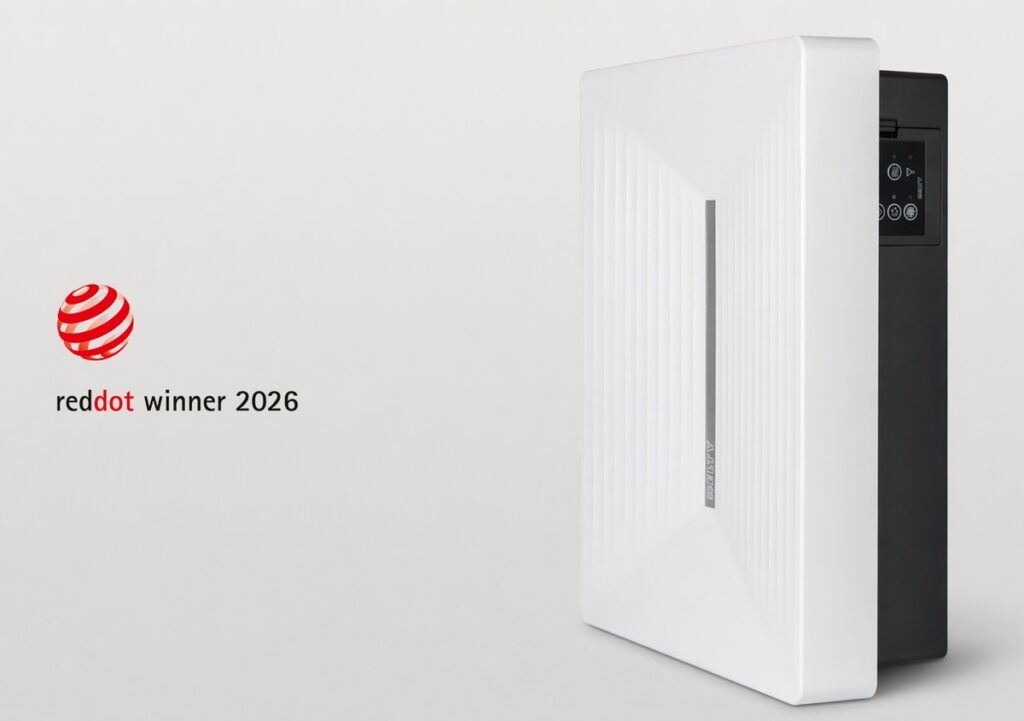Helty conquista il Red Dot Design Award 2026 con il sistema di ventilazione FlowPLUS