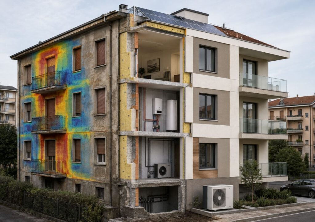 Retrofit energetico degli edifici esistenti: tra involucro, impianti e diagnosi