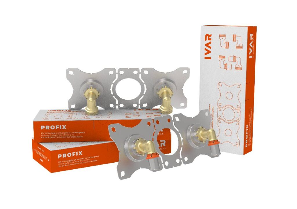 PROFIX di IVAR: un kit universale per fissare la rubinetteria a parete